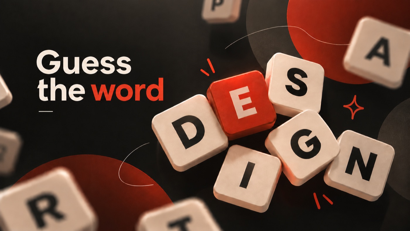 Guess the Word — a design-vocabulary word game