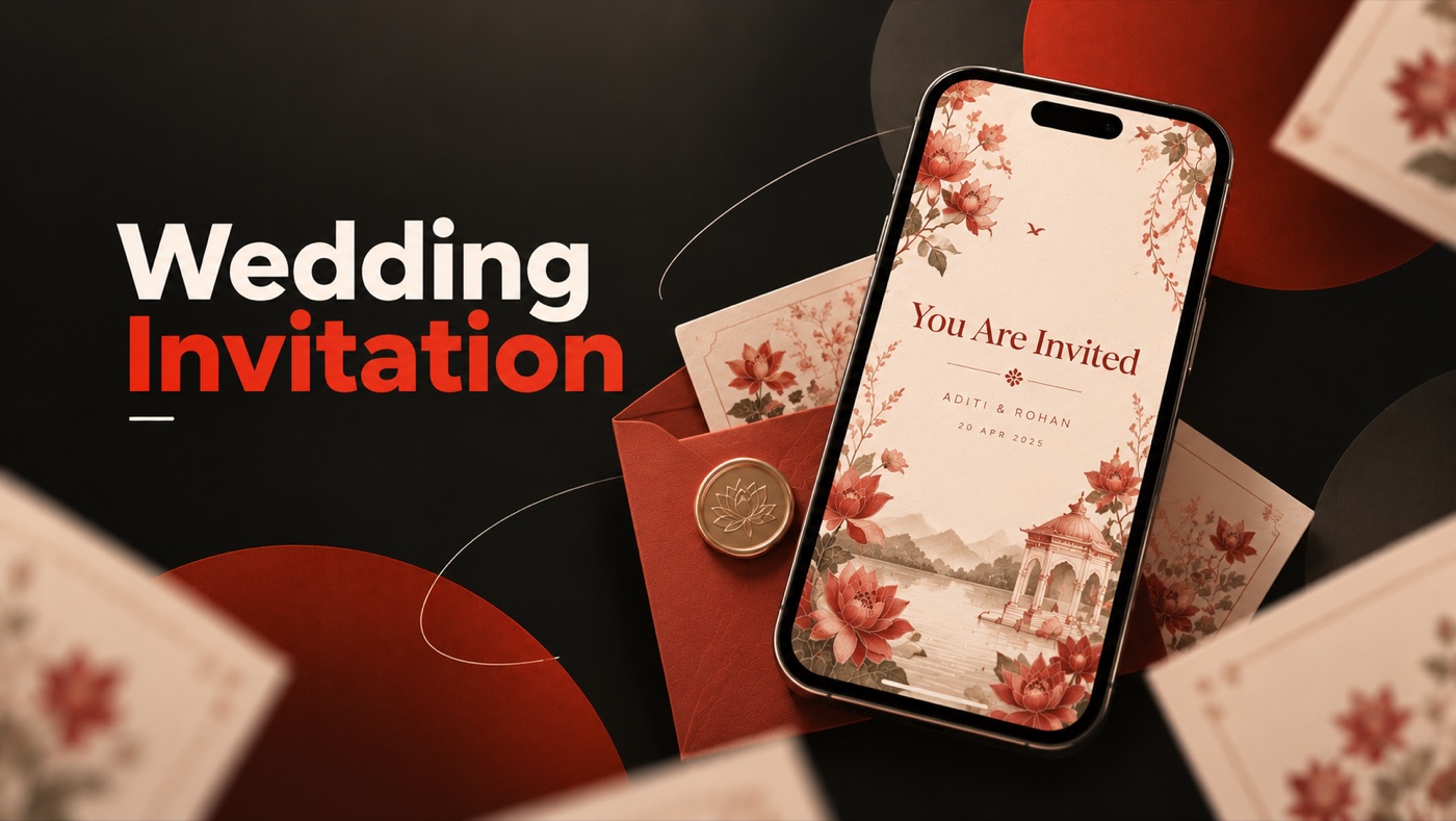 You Are Invited — a personalized wedding invitation